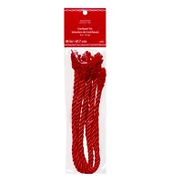 18" Red Rope Garland Ties, 4ct.