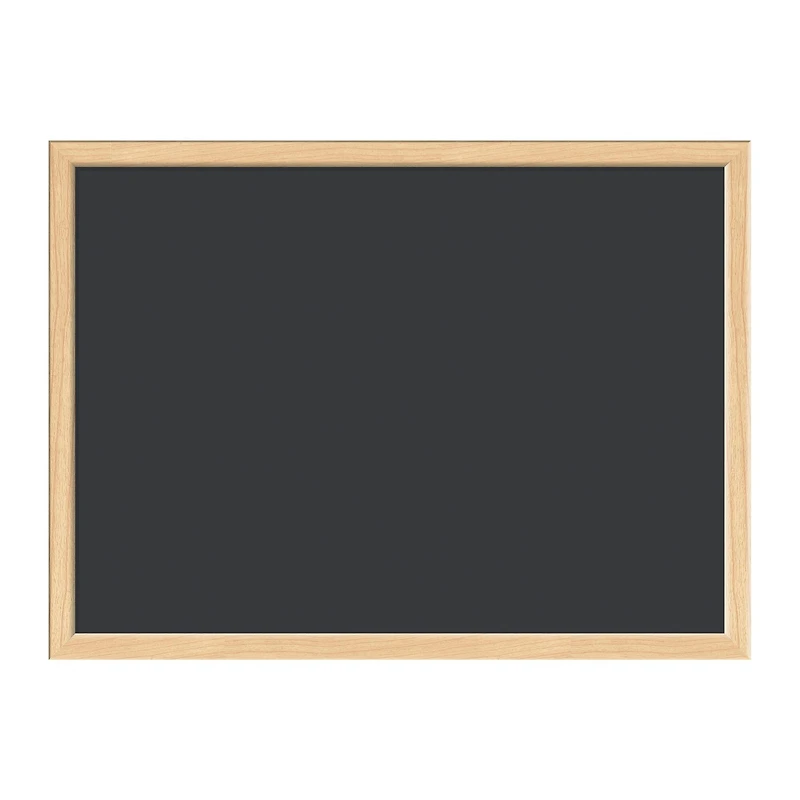 U Brands™ Black 24'' x 18'' Birch MDF Framed Chalkboard
