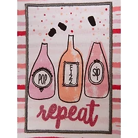 DII® Pop Fizz Sip Embellished Dishtowel Set
