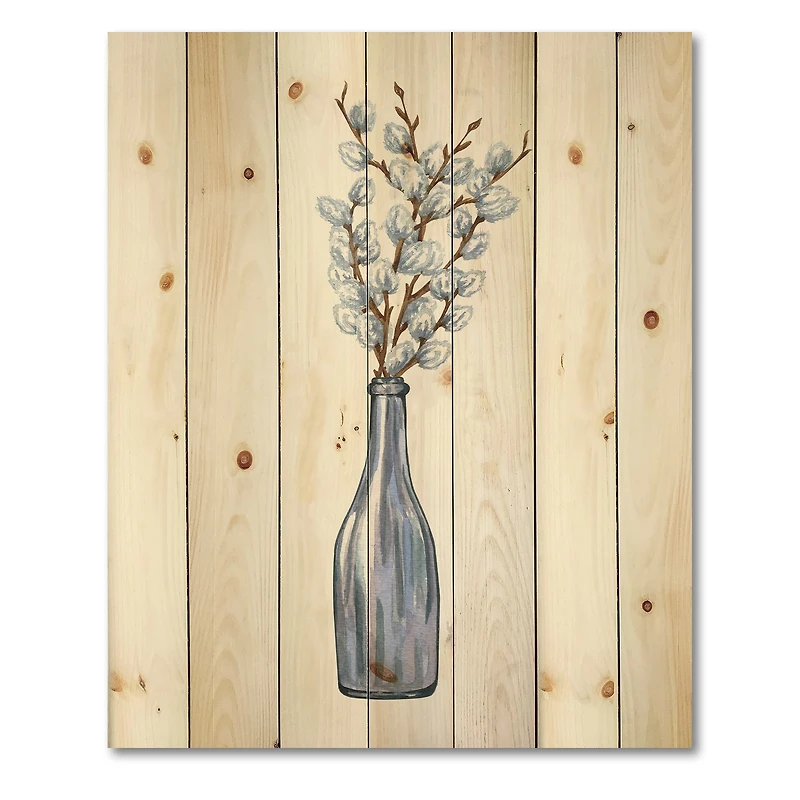 Designart - Bunch of Pussy Willow Twigs II