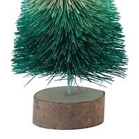 Hello Honey® Green Ombre Bottle Brush Tree with Wood Base