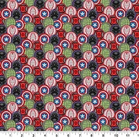 Marvel® Avengers Coins Cotton Fabric