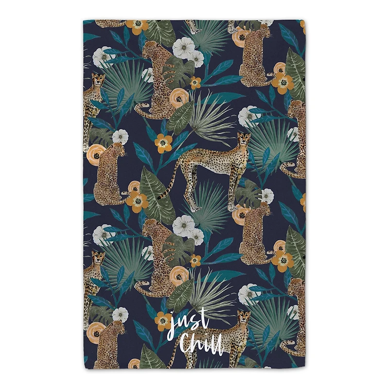 Just Chill Tropical Cheetah Tea Towel Set