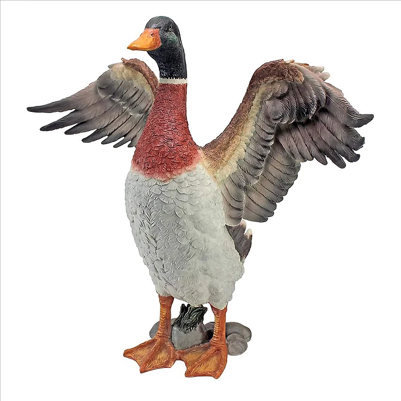 Design Toscano 17.5" Proud Mallard Duck Statue