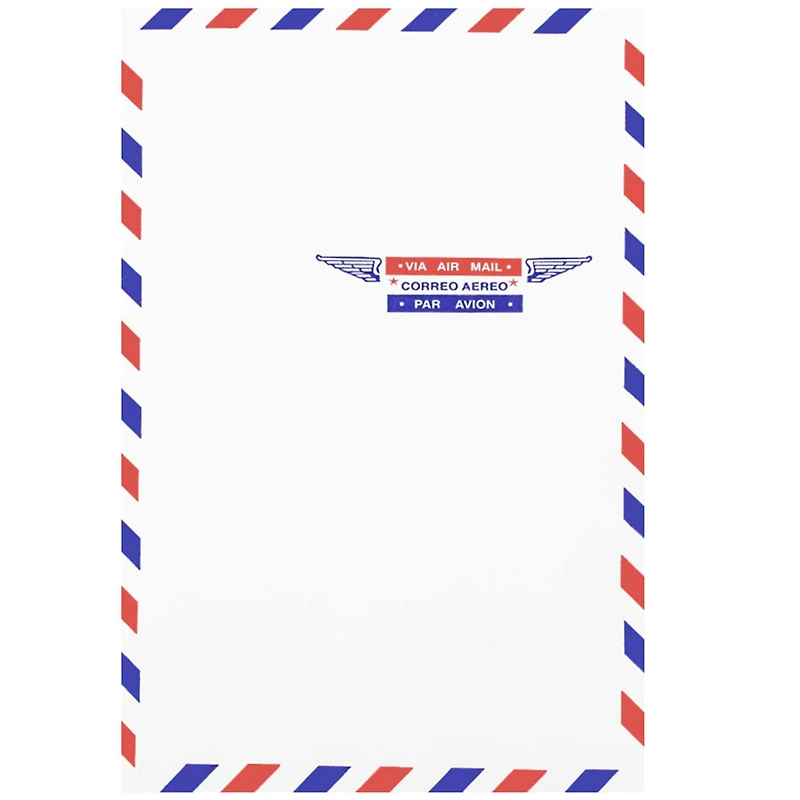 JAM Paper 6" x 9" White Open End Catalog Airmail Envelopes