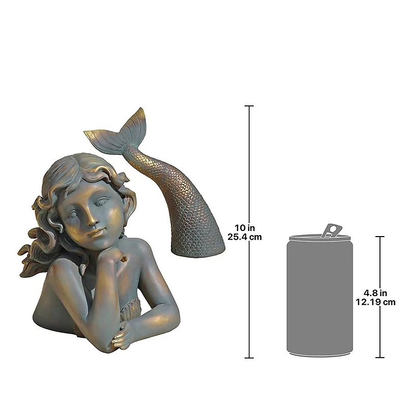Design Toscano 18" Merissa Siren of the Sea Mermaid Statue