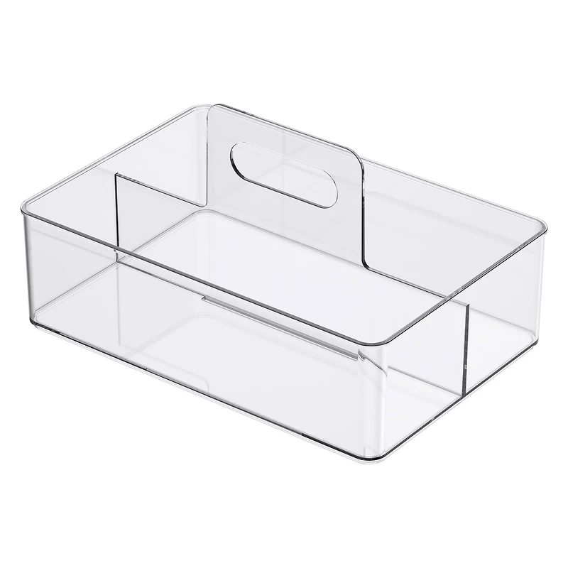Clear Storage Caddy with Handle by Simply Tidy™