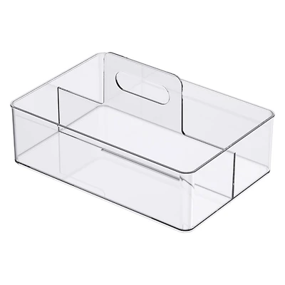 Clear Storage Caddy with Handle by Simply Tidy™