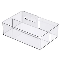 Clear Storage Caddy with Handle by Simply Tidy™