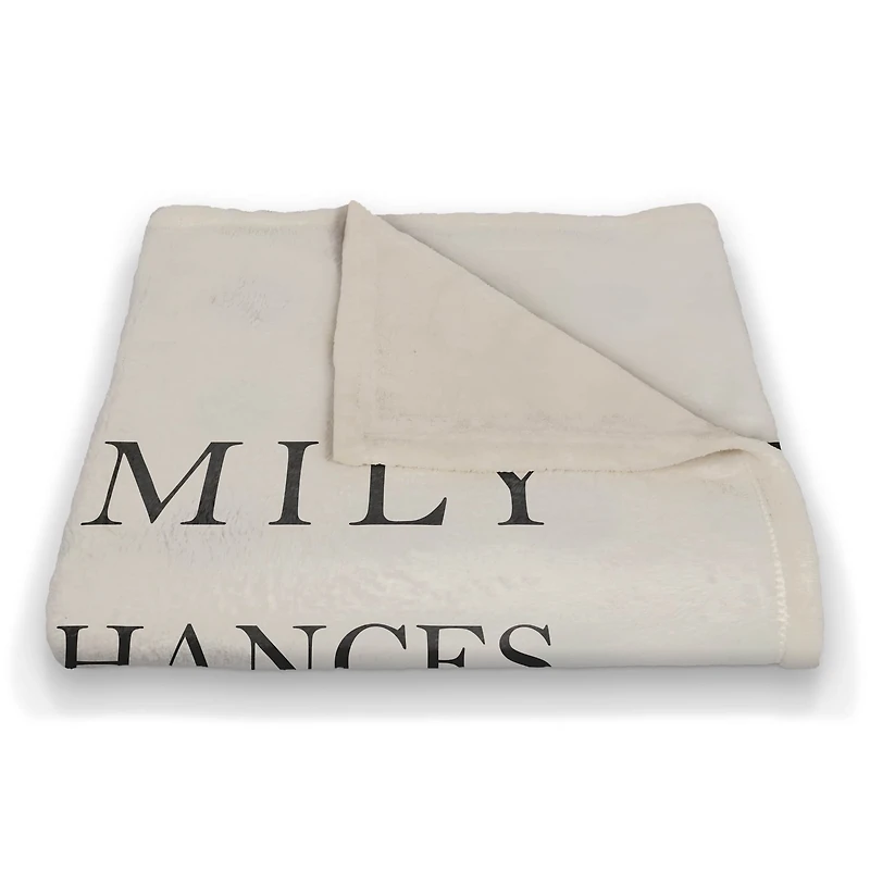 50" x 60" In This Family Coral Fleece Throw Blanket