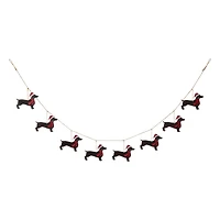 Glitzhome® 6ft. Metal Christmas Dog Garland