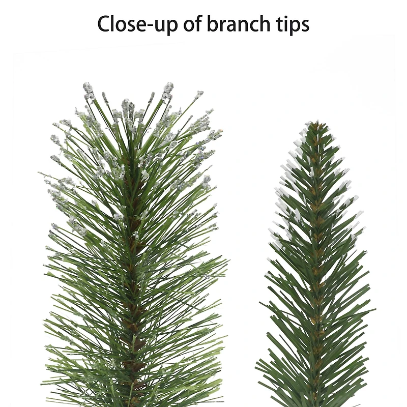 4ft. Pre-Lit Artificial Potted Adorned Christmas Tree, Warm White LED Lights