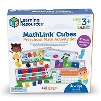 Learning Resources Mathlink Cubes Preschool Math Activity Set