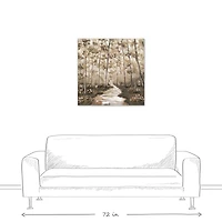 Tree Lined Path 30" x 30" Canvas Wall Art