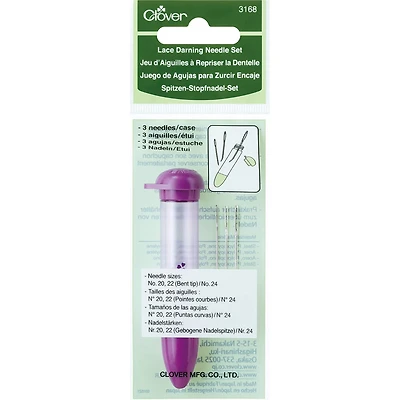 Clover Lace Darning Needle Set. 3ct.
