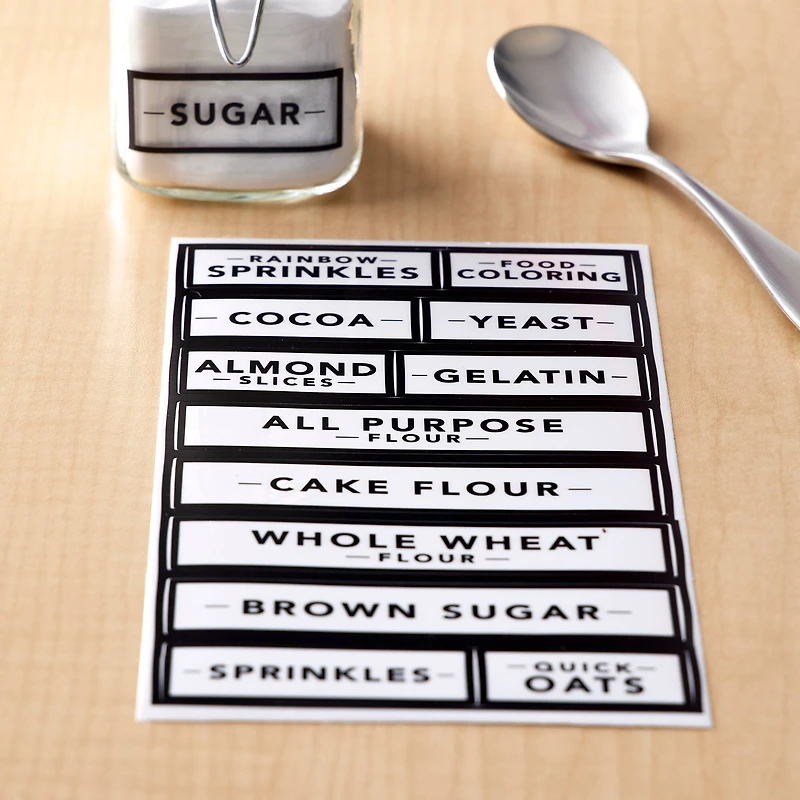 Black Border Rectangle Household Label Stickers by Recollections™