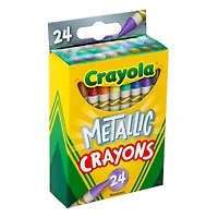 6 Packs: 24 ct. (144) Crayola® Metallic Crayons