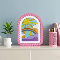 5" x 7" Beaded Arch Retro Frame with Mat by Studio Décor