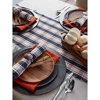 DII® 72" Autumn Farmhouse Plaid Table Runner