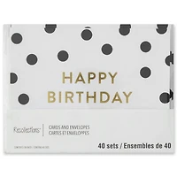 Happy Birthday Cards & Envelopes by Recollections™, 4.25" x 5.5"