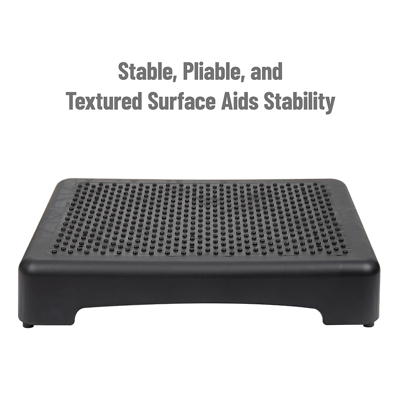 Mind Reader Anchor Collection Black Indoor Platform Booster Step