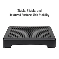 Mind Reader Anchor Collection Black Indoor Platform Booster Step