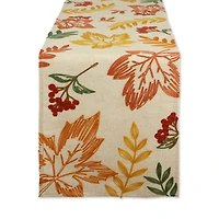 DII® 108" Scattered Leaves Table Runner