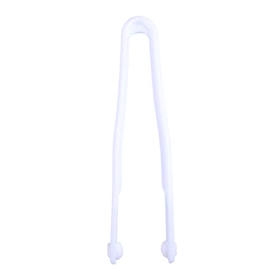 6" White Candy Dip Tongs by Makery™