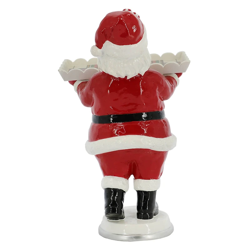 11.5" Santa Holding a Tray Tabletop Décor by Ashland®