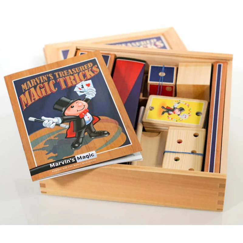 Marvin's Magic Marvin's Treasured Magic Tricks Deluxe Wooden Set