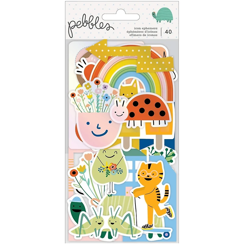 American Crafts™ Kid At Heart Icon w/Foil Accents Cardstock Die-Cuts, 40ct.