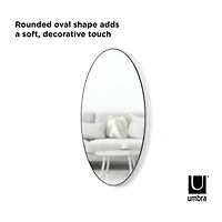 Umbra 36" Titanium Hubba Oval Mirror