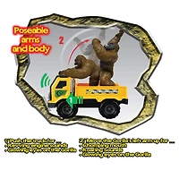 Red Box Toy Light & Sound 7" Gorilla Transporter 