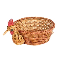Hello Honey® 13.25" Charming Fern Chicken-Shaped Basket