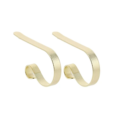 Original MantleClip® Glimmer Gold Stocking Holders