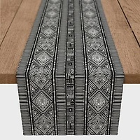 Dotted Boho Pattern Indoor/Outdoor Table Runner