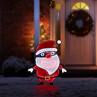 36.75" Singing Sculpture Santa