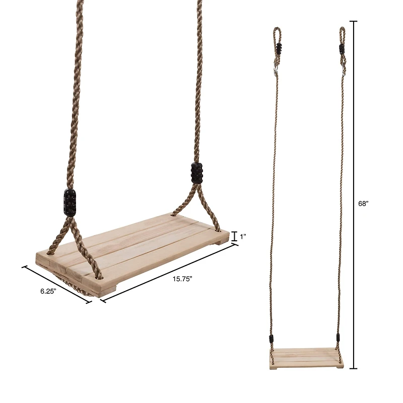 Toy Time Outdoor Wooden Swing