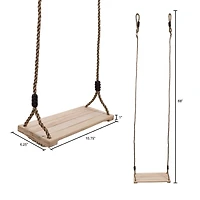 Toy Time Outdoor Wooden Swing