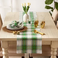 DII® 72" St. Paddy Plaid Table Runner