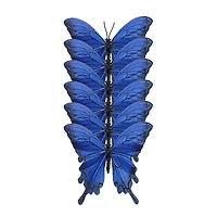 8 Packs: 6 ct. (48 total) 3.5" Blue Feather Butterflies by Ashland®