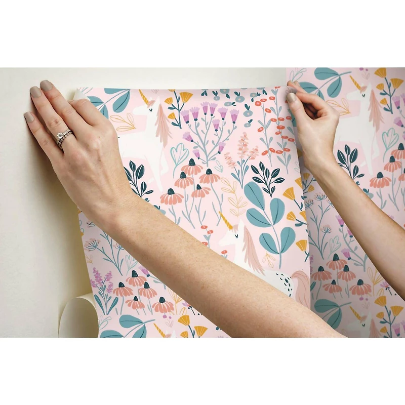 RoomMates Unicorn Paradise Peel & Stick Wallpaper