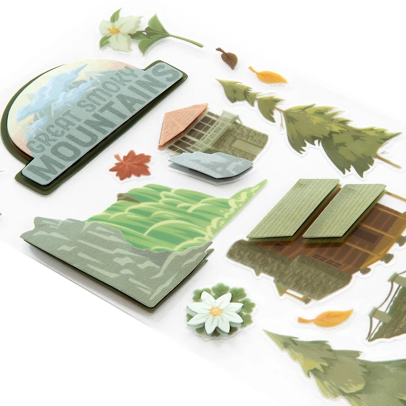 Smoky Mountain Dimensional Stickers by Recollections™