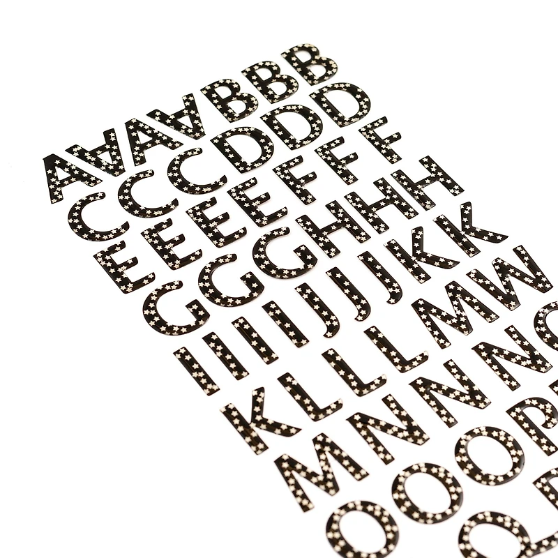 Shaker Stars Alphabet Stickers by Recollections™