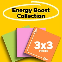 Post-It® Energy Boost Collection Super Sticky Notes