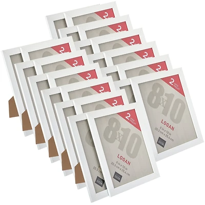 12 Packs: 2 ct. (24 total) Wood 8" x 10" Tabletop Frames