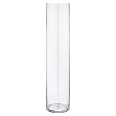18" Clear Glass Cylinder Vase by Ashland®