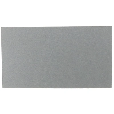 JAM Paper 2" x 3.5" Silver Metallic Stardream Blank Flat Note Cards, 500ct.