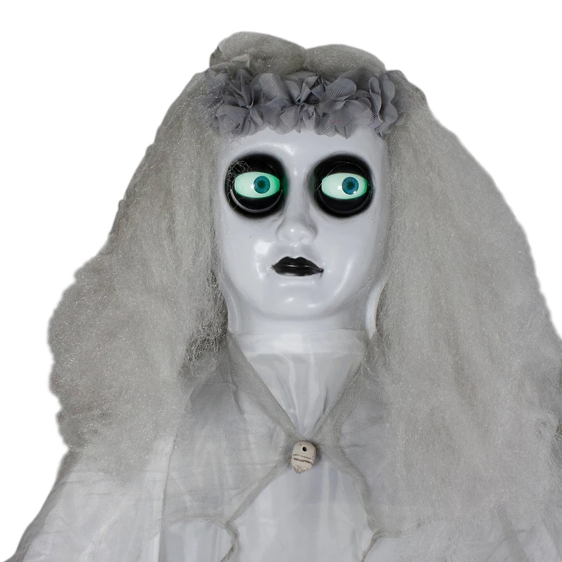 6ft. Lighted & Animated Ghost Bride Halloween Decoration