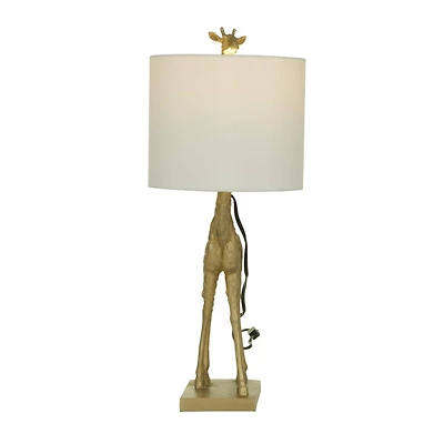 23" Gold Eclectic Accent Lamp